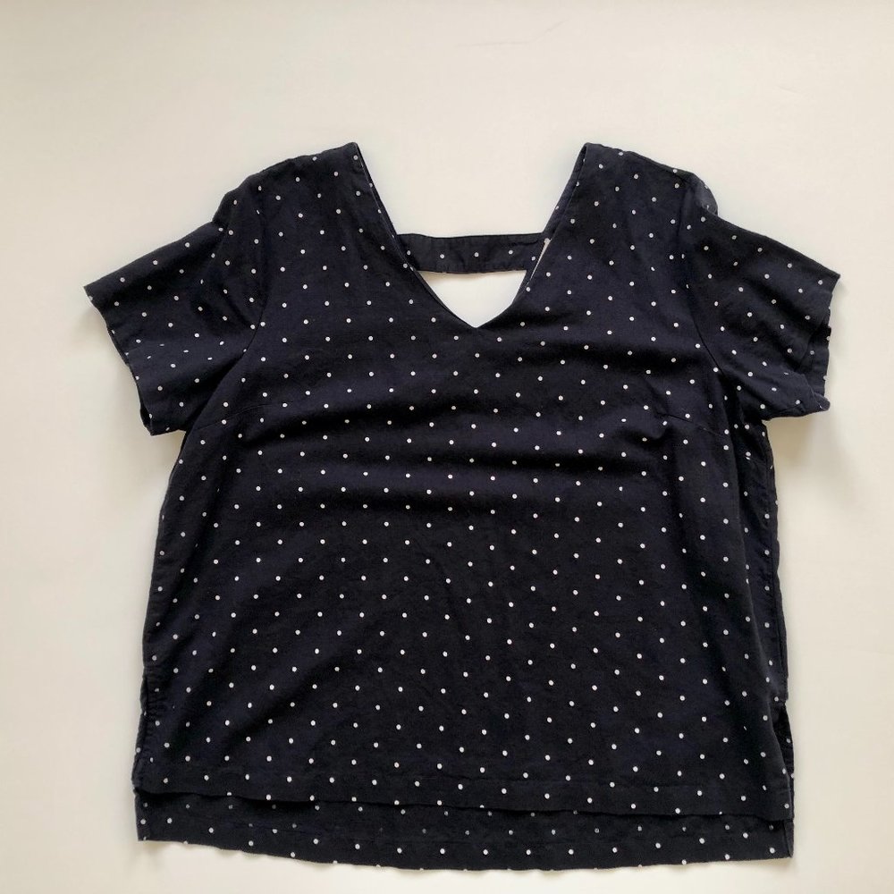 Linen Ellen Tracy Vintage Blouse, XL